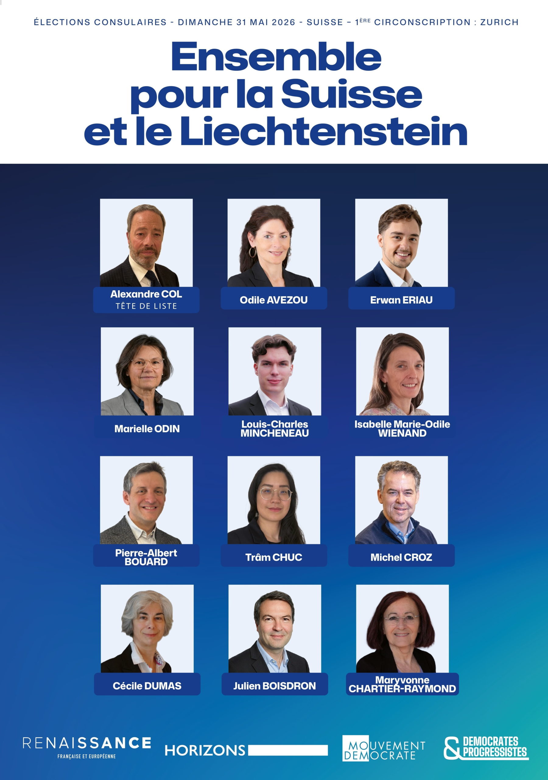 Alexandre Col Affiche Electorale