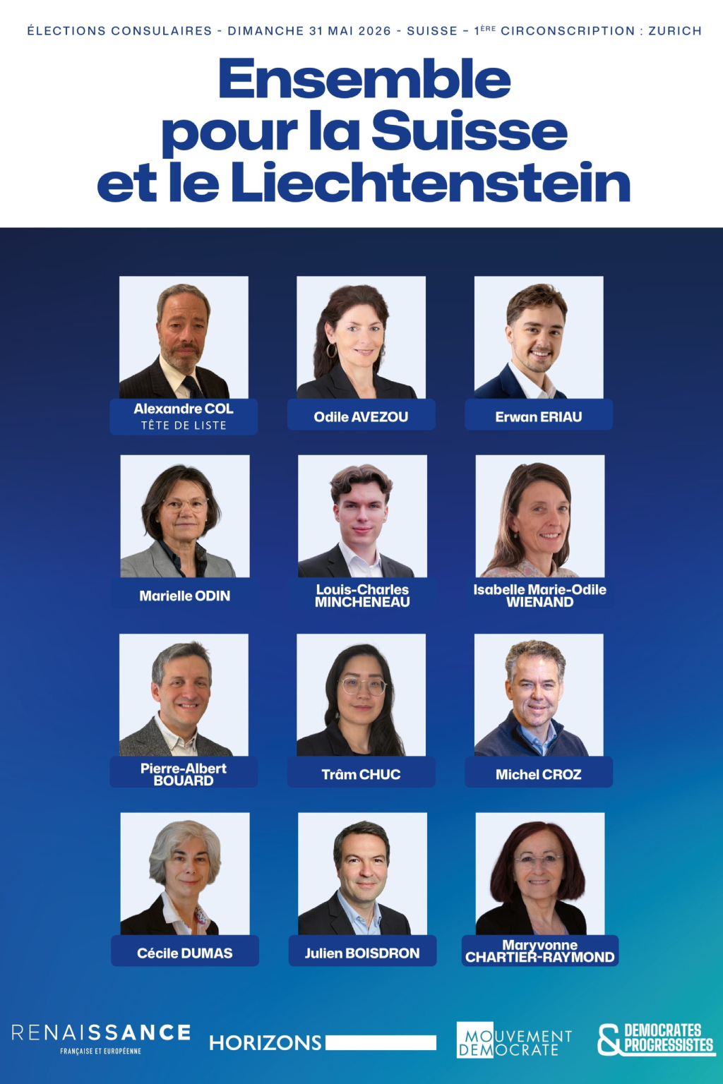 Alexandre Col Election Consulaires De Zurich Accueil